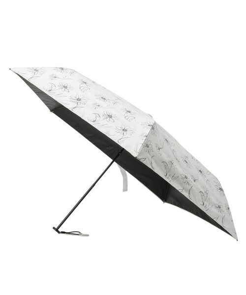 SHOO・LA・RUE / シューラルー 傘 | 【折りたたみ傘/晴雨兼用/because】スーパーライトフラワーミニ（オフホワイト(203)）