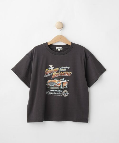 SHOO・LA・RUE/シューラルー 【100-150cm/親子リンク】アソートプリントTシャツ チャコールグレー(214) 15(150cm) SHOO・LA・RUE/シューラルー 【100-150cm/親子リンク】アソートプリントTシャツ チャコールグレー(214) 15(150cm)