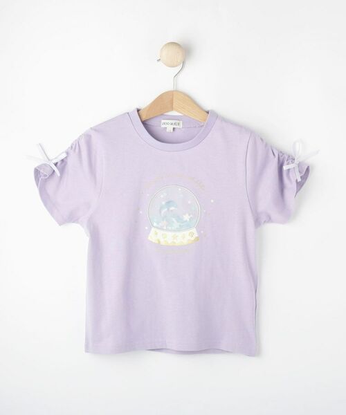 SHOO・LA・RUE / シューラルー Tシャツ | 【100-150cm】スノードームオーガンジーTシャツ | 詳細1