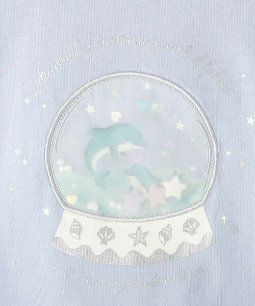 SHOO・LA・RUE / シューラルー Tシャツ | 【100-150cm】スノードームオーガンジーTシャツ | 詳細11