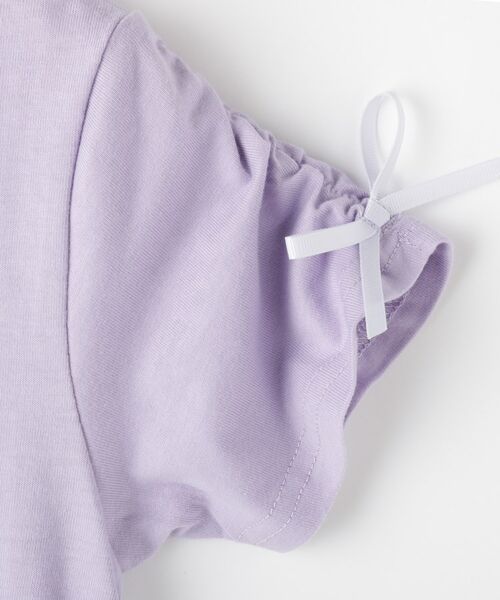 SHOO・LA・RUE / シューラルー Tシャツ | 【100-150cm】スノードームオーガンジーTシャツ | 詳細4