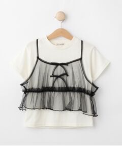 SHOO・LA・RUE / シューラルー Tシャツ | 【100-120cm】チュールキャミTシャツ