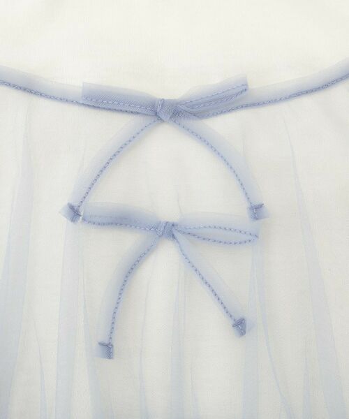SHOO・LA・RUE / シューラルー Tシャツ | 【130-150cm】チュールキャミドッキングTシャツ | 詳細6