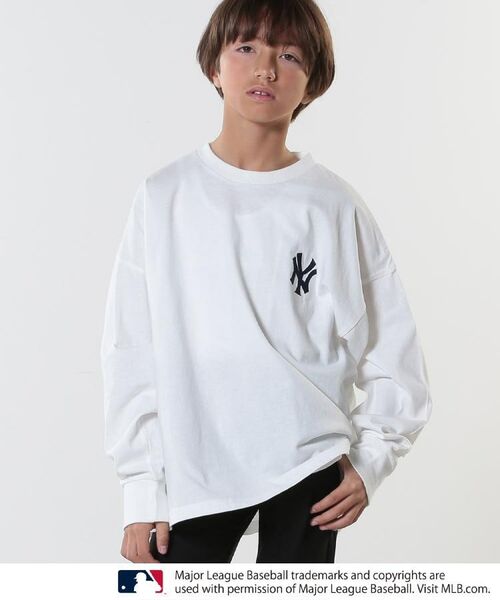 SHOO・LA・RUE/シューラルー 【MLB】オーバーサイズロンT オフホワイト(003) 15(150cm) SHOO・LA・RUE/シューラルー 【MLB】オーバーサイズロンT オフホワイト(003) 15(150cm)