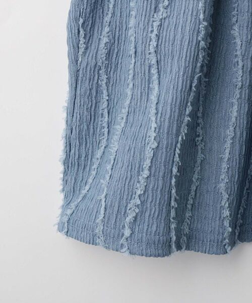 SHOO・LA・RUE / シューラルー その他トップス | 【100-150cm/2点セット】ポコポコの表面感が魅力 楊柳キャミチュニック＋Tシャツ | 詳細5