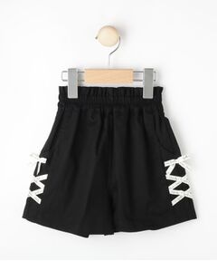 SHOO・LA・RUE / シューラルー ショート・ハーフ・半端丈パンツ | 【100-150cm】大人ぽい着こなしに サイドレースアップ ショートパンツ