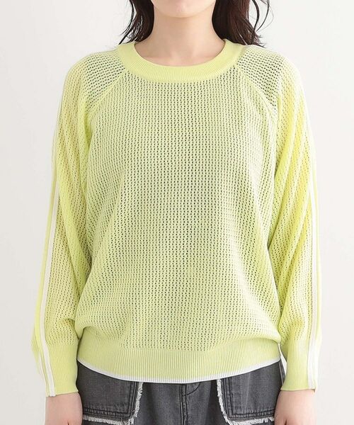 SHOO・LA・RUE / シューラルー ニット・セーター | 麻タッチメッシュラインニット | 詳細13