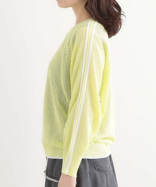 SHOO・LA・RUE / シューラルー ニット・セーター | 麻タッチメッシュラインニット | 詳細14