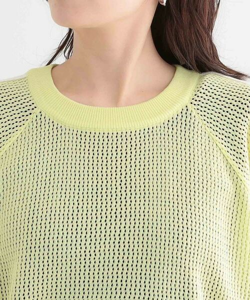 SHOO・LA・RUE / シューラルー ニット・セーター | 麻タッチメッシュラインニット | 詳細16