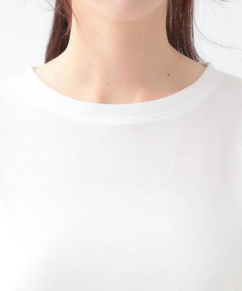 SHOO・LA・RUE / シューラルー ニット・セーター | 【S-LL/2枚セット】シアー感も楽しめる 光沢カノコ編み配色ニット+ロンT | 詳細26