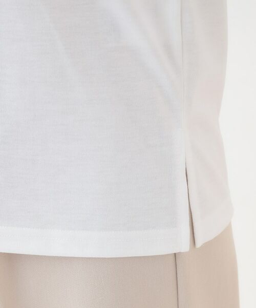 SHOO・LA・RUE / シューラルー ニット・セーター | 【S-LL/2枚セット】シアー感も楽しめる 光沢カノコ編み配色ニット+ロンT | 詳細28