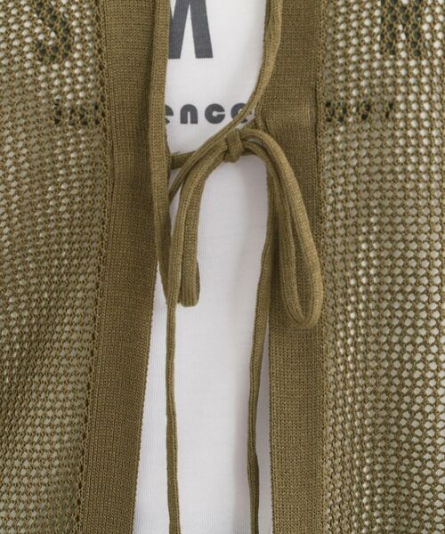 SHOO・LA・RUE / シューラルー その他トップス | 【S-LL/2点セット】前後2WAYで着られるメッシュニット＋ロゴTシャツ | 詳細28