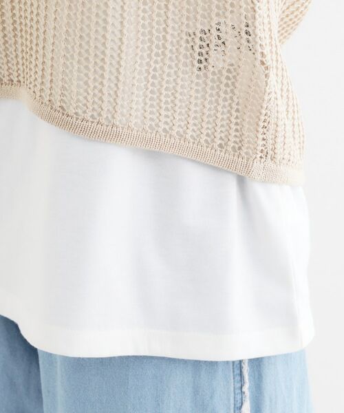 SHOO・LA・RUE / シューラルー その他トップス | 【2点セット】メッシュニットベスト×ロゴTシャツセット | 詳細18