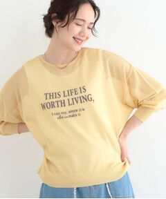 SHOO・LA・RUE / シューラルー ニット・セーター | 【S-LL】アソートロゴサマーニット