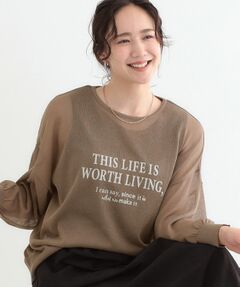 SHOO・LA・RUE / シューラルー ニット・セーター | 【S-LL】アソートロゴサマーニット