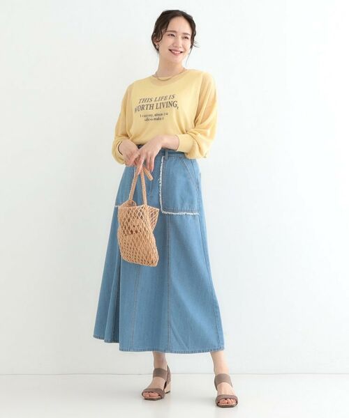 SHOO・LA・RUE / シューラルー ニット・セーター | 【S-LL】アソートロゴサマーニット | 詳細11