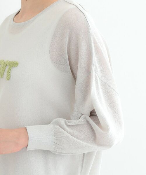 SHOO・LA・RUE / シューラルー ニット・セーター | 【S-LL】アソートロゴサマーニット | 詳細21