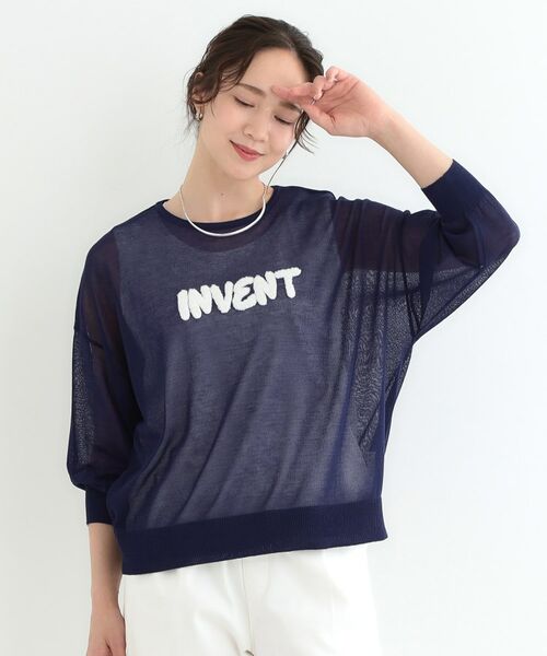 SHOO・LA・RUE / シューラルー ニット・セーター | 【S-LL】アソートロゴサマーニット | 詳細5