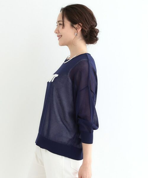 SHOO・LA・RUE / シューラルー ニット・セーター | 【S-LL】アソートロゴサマーニット | 詳細6