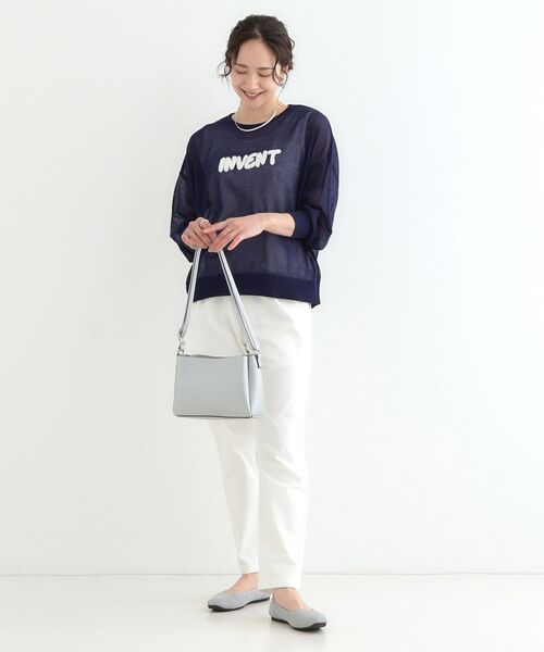 SHOO・LA・RUE / シューラルー ニット・セーター | 【S-LL】アソートロゴサマーニット | 詳細7