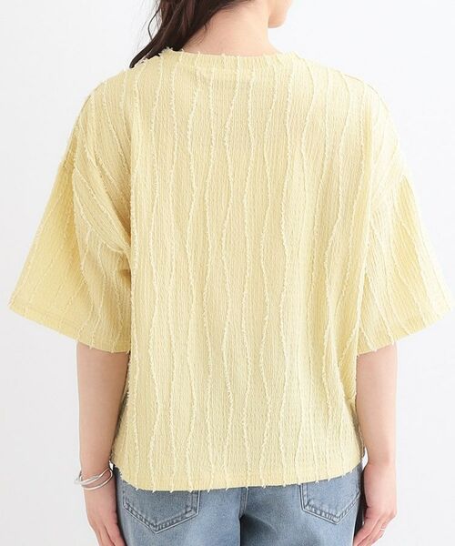 SHOO・LA・RUE / シューラルー カットソー | 1枚で着映え ジャカードフリンジ5分袖トップス | 詳細19