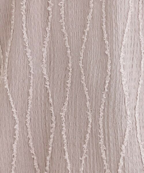 SHOO・LA・RUE / シューラルー カットソー | 1枚で着映え ジャカードフリンジ5分袖トップス | 詳細8