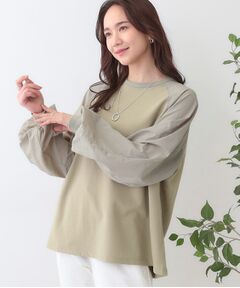 SHOO・LA・RUE / シューラルー カットソー | 【洗える】季節の変わり目に ラグランナイロントップス