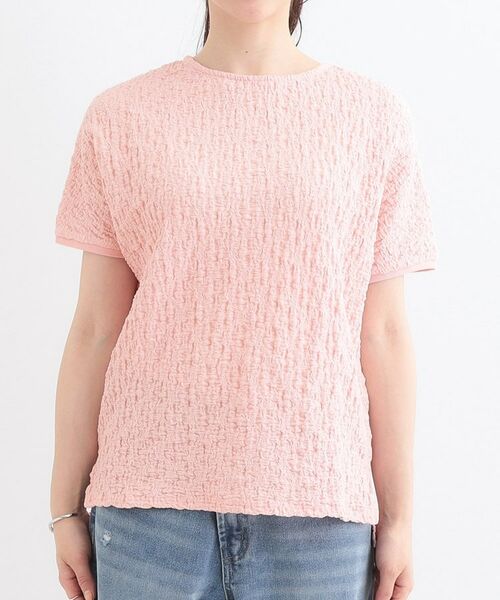 SHOO・LA・RUE / シューラルー カットソー | 【S-LL】ぽこぽこ素材がこなれ見え ドルマントップス | 詳細13