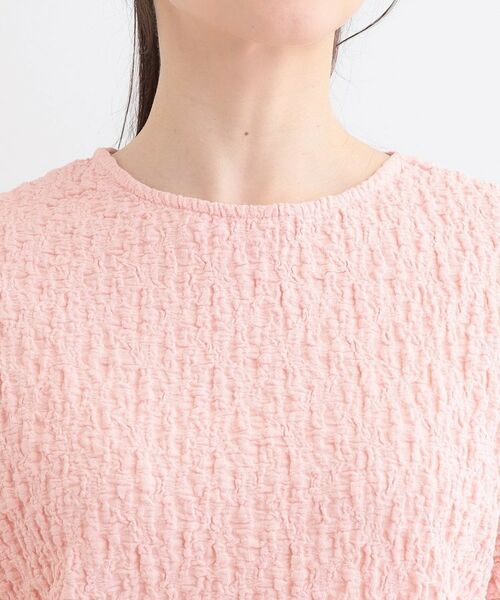 SHOO・LA・RUE / シューラルー カットソー | 【S-LL】ぽこぽこ素材がこなれ見え ドルマントップス | 詳細16