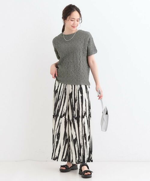 SHOO・LA・RUE / シューラルー カットソー | 【S-LL】ぽこぽこ素材がこなれ見え ドルマントップス | 詳細7