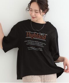SHOO・LA・RUE / シューラルー Tシャツ | 胸シャーリング ロゴTシャツ