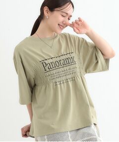 SHOO・LA・RUE / シューラルー Tシャツ | 胸シャーリング ロゴTシャツ