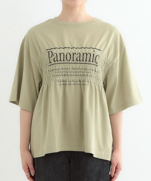 SHOO・LA・RUE / シューラルー Tシャツ | 胸シャーリング ロゴTシャツ | 詳細13