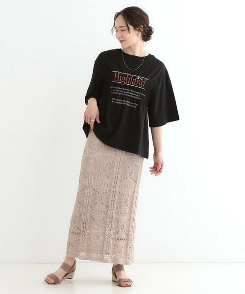 SHOO・LA・RUE / シューラルー Tシャツ | 胸シャーリング ロゴTシャツ | 詳細7