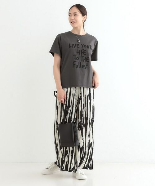 SHOO・LA・RUE / シューラルー Tシャツ | 【洗える/S-LL】選べる4柄 プリントアソート ベーシックTシャツ | 詳細11