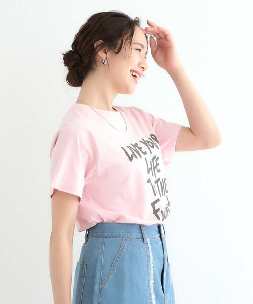 SHOO・LA・RUE / シューラルー Tシャツ | 【洗える/S-LL】選べる4柄 プリントアソート ベーシックTシャツ | 詳細14