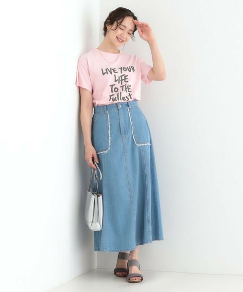SHOO・LA・RUE / シューラルー Tシャツ | 【洗える/S-LL】選べる4柄 プリントアソート ベーシックTシャツ | 詳細15