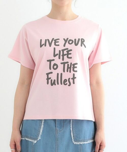 SHOO・LA・RUE / シューラルー Tシャツ | 【洗える/S-LL】選べる4柄 プリントアソート ベーシックTシャツ | 詳細25