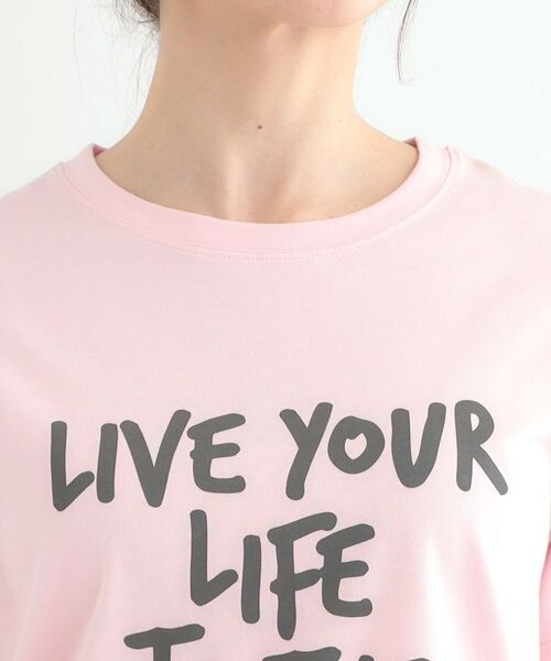 SHOO・LA・RUE / シューラルー Tシャツ | 【洗える/S-LL】選べる4柄 プリントアソート ベーシックTシャツ | 詳細28