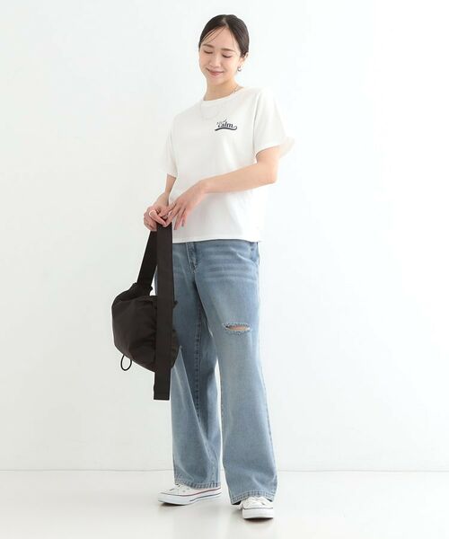 SHOO・LA・RUE / シューラルー Tシャツ | 【洗える/S-LL】選べる4柄 プリントアソート ベーシックTシャツ | 詳細3