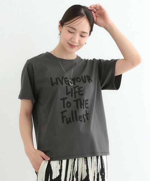 SHOO・LA・RUE / シューラルー Tシャツ | 【洗える/S-LL】選べる4柄 プリントアソート ベーシックTシャツ | 詳細9