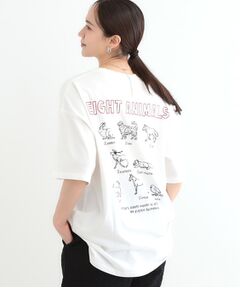 SHOO・LA・RUE / シューラルー Tシャツ | 【洗える/選べる3柄】BIGプリントゆるTシャツ
