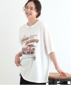 SHOO・LA・RUE / シューラルー Tシャツ | 【洗える/選べる3柄】BIGプリントゆるTシャツ