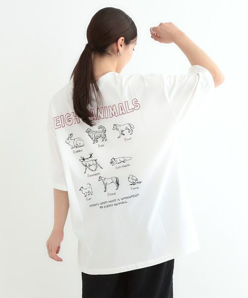 SHOO・LA・RUE / シューラルー Tシャツ | 【洗える/選べる3柄】BIGプリントゆるTシャツ | 詳細2