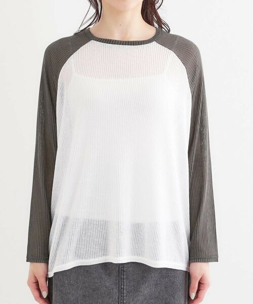 SHOO・LA・RUE / シューラルー カットソー | 【S-LL】シアーラグランロンT | 詳細13