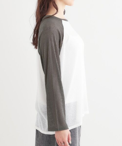 SHOO・LA・RUE / シューラルー カットソー | 【S-LL】シアーラグランロンT | 詳細14