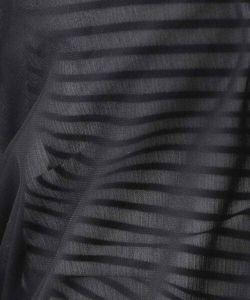 SHOO・LA・RUE / シューラルー レザーブルゾン・ジャケット | 大人の透け感でかろやかに シアーレイヤードブルゾン | 詳細8