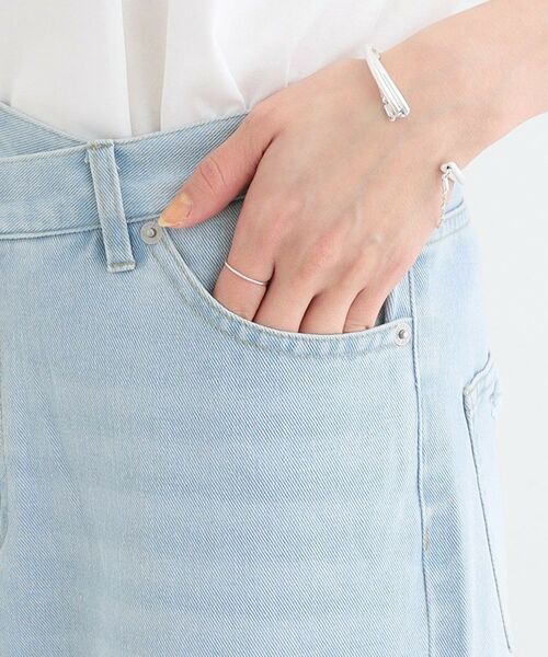 SHOO・LA・RUE / シューラルー デニムパンツ | 【洗える/S-LL】アシメウエスト ダメージデニム | 詳細13