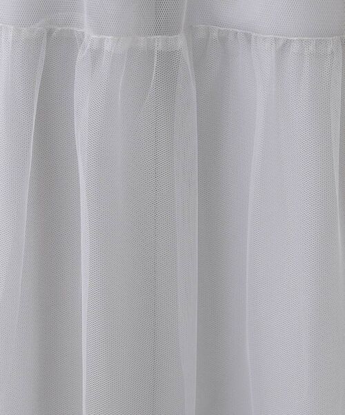 SHOO・LA・RUE / シューラルー ロング・マキシ丈スカート | 【S-LL】チュールレイヤード ティアードスカート | 詳細4