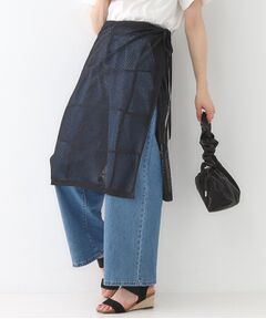 SHOO・LA・RUE / シューラルー スカート | パッチワーク風ニット 巻きスカート